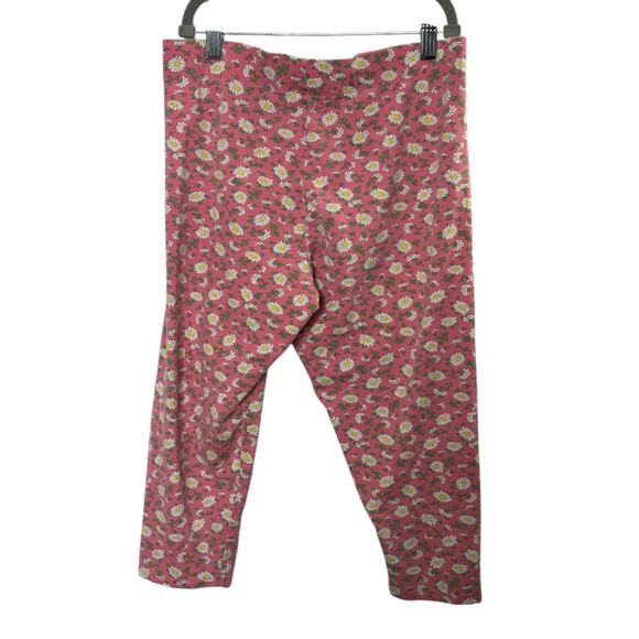Boden Pink Daisy Cropped Leggings Girl's Size 15-16yrs - Picture 5 of 5